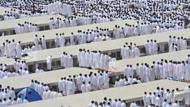 Des pèlerins prient à La Mecque, le 25 octobre 2012 [Fayez Nureldine / AFP]