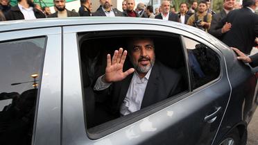 Le chef en exil du Hamas, Khaled Mechaal, quitte la bande de Gaza, le 10 décembre 2012 [ / Bureau d'Ismaël Haniyeh/AFP]