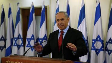 Benjamin Netanyahu le 23 janvier 2013 à Jérusalem [Darren Whiteside / Pool/AFP]