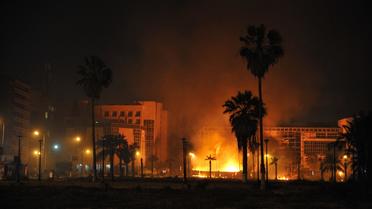 Violences nocturnes le 3 mars 2013 à Port-Saïd, en Egypte [ / AFP]