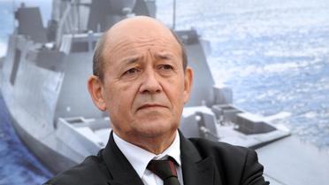 Le ministre de la Défense, Jean-Yves Le Drian, le 18 octobre 2012 à Brest [Fred Tanneau / AFP]