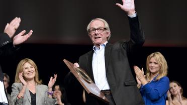 Ken Loach reçoit le Prix Lumière, le 20 octobre 2012 à Lyon [Philippe Merle / AFP]
