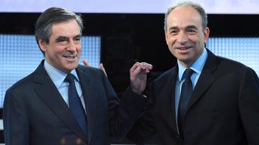 Les deux candidats à la présidence de l'UMP, François Fillon (g) et Jean-François Copé (d) [Miguel Medina / AFP]