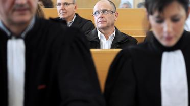 Michel Trabuc, le fils de Germain Trabuc, assassiné par un patient déséquilibré, le 13 novembre 2012 au tribunal correctionnel de Marseille [Anne-Christine Poujoulat / AFP]