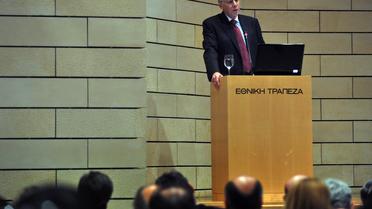 Le directeur général de l'Institut de la finance internationale (IIF) Charles Dallara à Athènes, le 14 novembre 2012 [Louisa Gouliamaki / AFP]