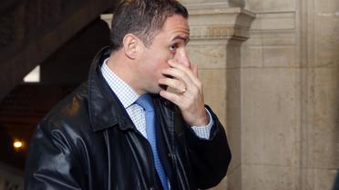 Boris Picano-Nacci, ex-trader de la Caisse d'Epargne, au palais de justice de Paris, le 3 décembre 2012 [Joel Saget / AFP]