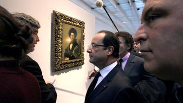 François Hollande lors de l'inauguration du Louvre-Lens, le 4 décembre 2012 [Michel Spingler / Pool/AFP]