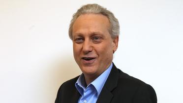 Yves Bigot, nouveau directeur général de TV5 Monde, à Paris, le 5 décembre 2012 [Pierre Verdy / AFP]