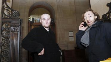 Marc Machin (L) et son avocat  Louis Balling à la cour d'assises à Paris, le 20 décembre 2012 [Patrick Kovarik / AFP]