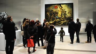 "La liberté guidant le peuple", de Delacroix, exposée au Louvre-Lens, le 3 décembre 2012 [Philippe Huguen / AFP/Archives]