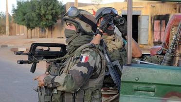 Des soldats français arrivent à Gao, le 10 février 2013 au Mali