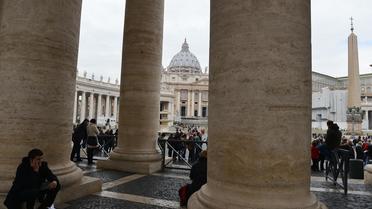 La place Saint-Pierre au Vatican le 22 février 2013 [Vincenzo Pinto / AFP]