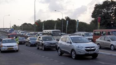 Des embouteillages à Accra, au Ghana, le 13 février 2013 [Chris Stein / AFP/Archives]