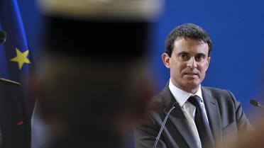 Le ministre de l'Intérieur Manuel Valls le 22 mars 2013 à Guéret [Thierry Zoccolan / AFP]
