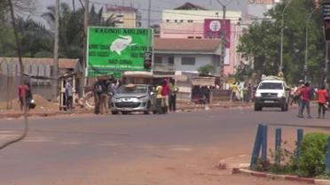 Une rue de Bangui, sur une capture vidéo de l'AFPTV le 24 mars 2013 [Leger Kokpakpa / AFP]