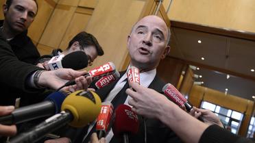 Le ministre de l'Economie, Pierre Moscovici, à Bercy le 11 avril 2013 [Bertrand Guay / AFP]