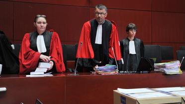 Le président de la cour d'assises de Loire-Atlantique Dominique Pannetier (C), le 22 mai 2013 à Nantes [Frank Perry / AFP]