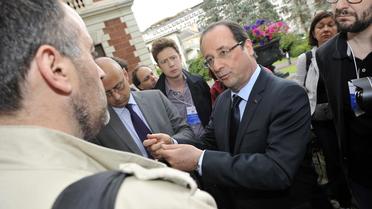 Le président François Hollande, le 9 juin 2013 à Tulle [Thierry Zoccolan / AFP]