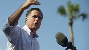 Après un week-end ultramédiatisé marqué par l'annonce de son colistier, le candidat républicain à la Maison Blanche, Mitt Romney, s'est exprimé lundi en Floride (sud-est) devant une foule moins enthousiaste.[AFP]
