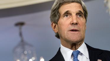 Le secrétaire d'État américain, John Kerry, le 17 mai 2013 à Washington [Brendan Smialowski / AFP/Archives]