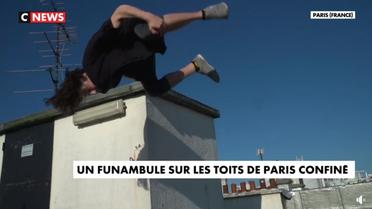 Simon Nogueira vit de sa passion en montant sur les toits de Paris. 