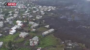 RDC : les images des dégâts du volcan Nyiragongo