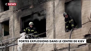 Guerre en Ukraine : fortes explosions dans le centre de Kiev