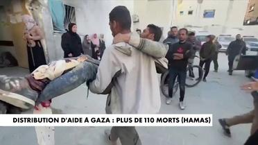 Distribution d'aide à Gaza : plus de 110 morts (Hamas)