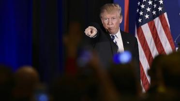 Donald Trump lors d'un meeting de campagne à Gettysburg (Pennsylvanie) [MANDEL NGAN / AFP]