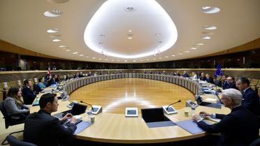 Négociations sur le Brexit au siège de l'Union européenne à Bruxelles, le 29 juin 2020 [JOHN THYS / POOL/AFP]