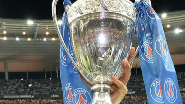 Le trophée de la Coupe de France remporté par le PSG devant Guingamp, le 30 mai 2015 au Stade de France, à Saint-Denis [FRANCK FIFE / AFP/Archives]