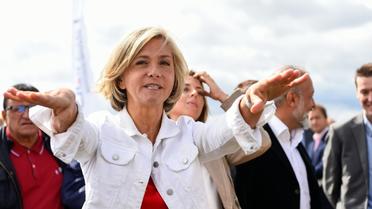 La présidente du conseil régional d'Ile-de-France, Valérie Pécresse à Argenteuil, près de Paris, le 10 septembre 2017 [Bertrand GUAY / AFP/Archives]