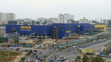 Le magasin Ikea à Hyderabad, le 22 juin 2018 [NOAH SEELAM / AFP]
