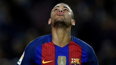 L'attaquant brésilien du FC Barcelone Neymar face à Malaga le 9 novembre 2016 au Camp Nou [LLUIS GENE / AFP/Archives]