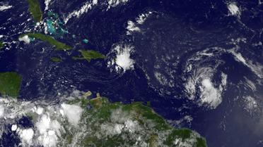 Image satellite fournie par la NASAen date du 24 août 2015 de la tempête Erila au dessus de l'océan atlantique [-- / NASA/AFP/Archives]
