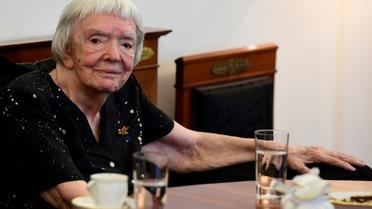 La plus ancienne militante des droits de l'homme russe et ex-dissidente soviétique Lioudmila Alexeeva, à Berlin le 30 mai 2016.  [John MACDOUGALL / AFP/Archives]