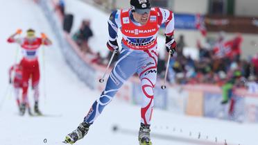 Le Français Maurice Manificat aux Championnats du monde le 24 février 2013 à Val di Fiemme [Pierre Teyssot / AFP]