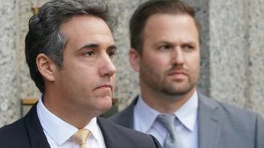 Michael Cohen, ex-avocat personnel de Donald Trump, a plaidé coupable de huit chefs d'accusation, ici à sa sortie du tribunal à New York, le 21 août 2018   [Don Emmert / AFP]