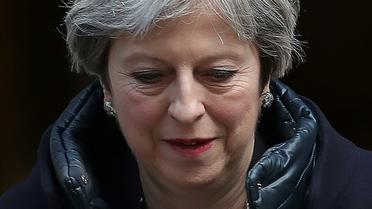 La Première ministre britannique Theresa May, le 21 mars 2018 à Londres [Daniel LEAL-OLIVAS / AFP]