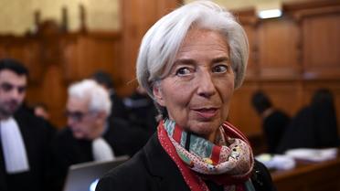 Christine Lagarde, avant le début du procès, le 12 décembre 2016 [Martin BUREAU / AFP]