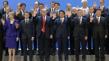Les grands dirigeants mondiaux au premier jour du G20 le 30 novembre 2018, à Buenos Aires, en Argentine [JUAN MABROMATA / AFP]