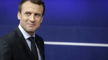Emmanuel Macron, le 14 décembre 2017 à Bruxelles   [THIERRY ROGE / BELGA/AFP]