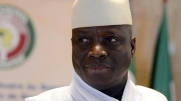 Yahya Jammeh s'est résolu à ne pas s'accrocher au pouvoir. Photo du 28 mars 2014 en Côte d'Ivoire [ISSOUF SANOGO / AFP/Archives]