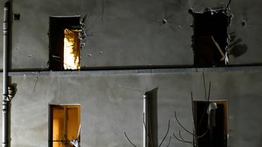 Vue du bâtiment attaqué par le RAID à Saint-Denis, le 18 novembre 2015 en proche banlieue parisienne  [ERIC FEFERBERG / AFP/Archives]