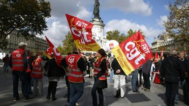 Manifestation à l'appel de la CGT, le 23 septembre 2015 à Paris [Thomas Samson / AFP/Archives]
