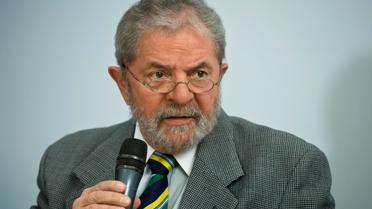 L'ancien président brésilien Luiz Inacio Lula da Silva, à Sao Paulo le 3 juillet 2014 [NELSON ALMEIDA / AFP]