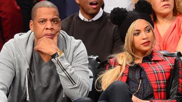 Les chanteurs Jay Z et Beyoncé à New York, le 3 février 2014