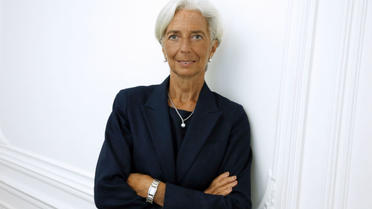 Christine Lagarde, ce mercredi à Paris. 