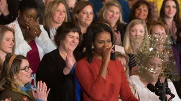 Michelle Obama, le 6 janvier 2017 à la Maison Blanche  [CHRIS KLEPONIS / AFP]