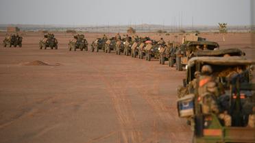 Un convoi de l'armée française au Mali, le 2 novembre 2013 [Philippe Desmazes / AFP/Archives]